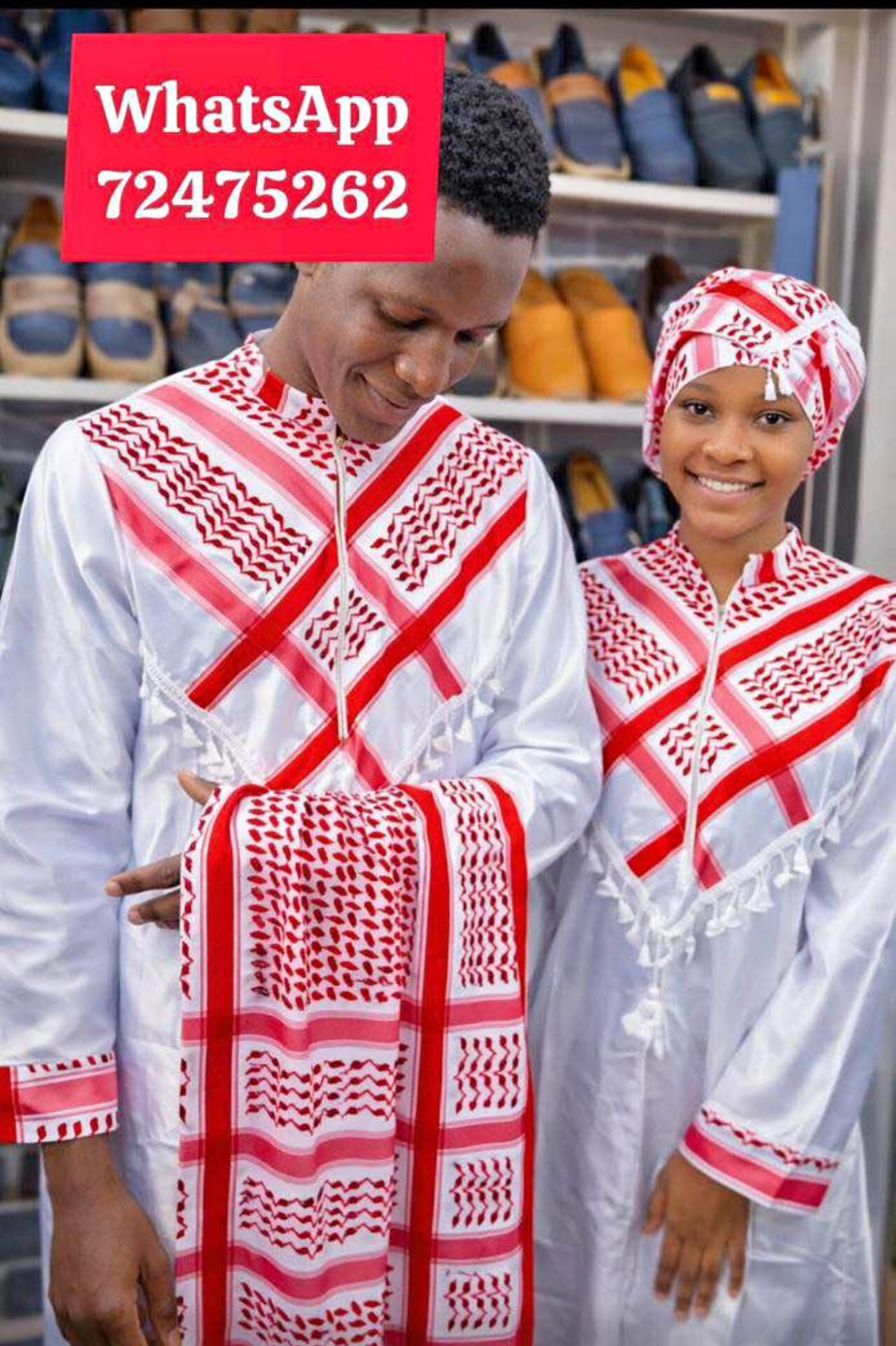 Boubou marocain très joli avec foulard 🧕