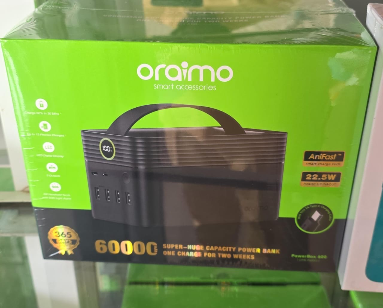 Power bank Oraimo 60000.MAh