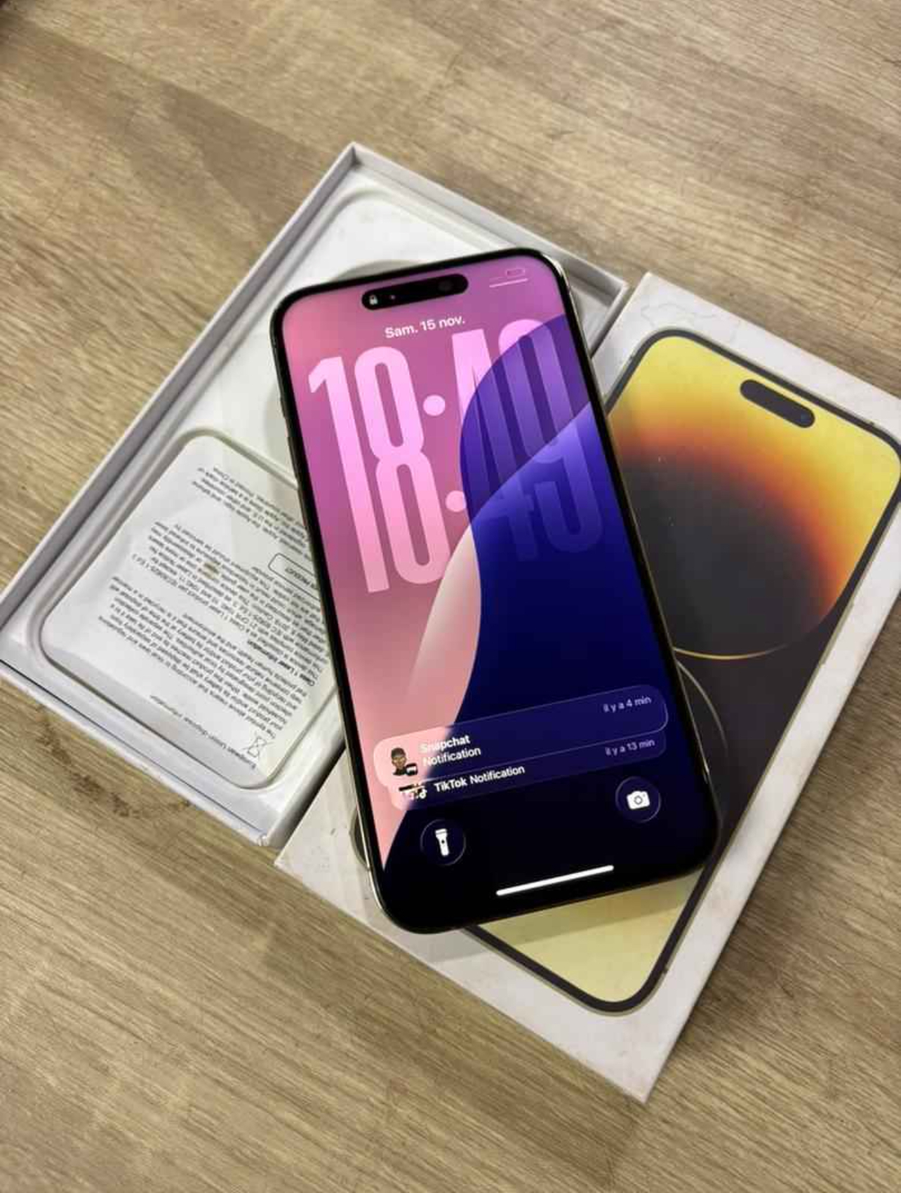 🤍📱 iPhone 14 Pro Max – 128Go Très très propre, Authentique