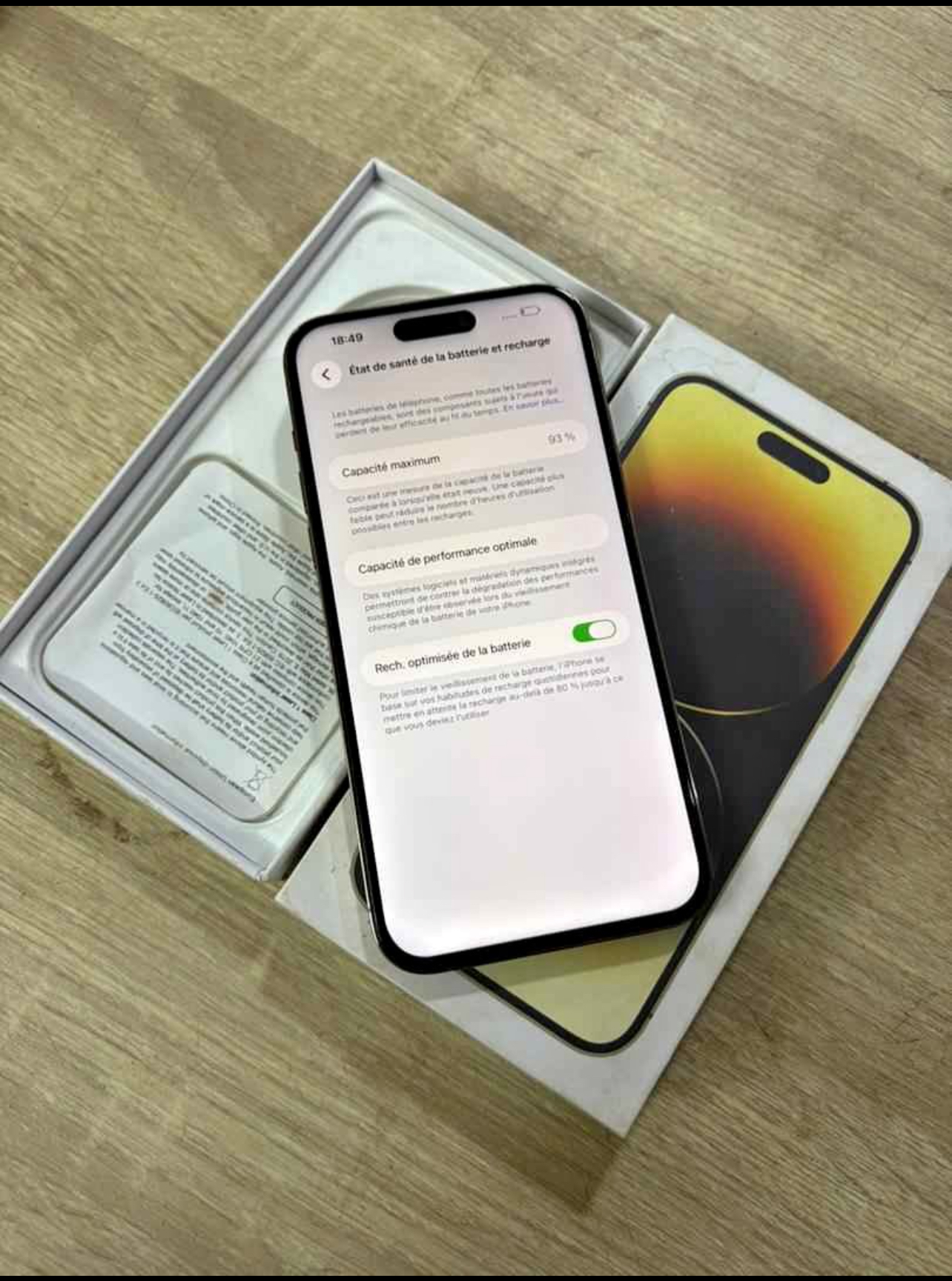 🤍📱 iPhone 14 Pro Max – 128Go Très très propre, Authentique